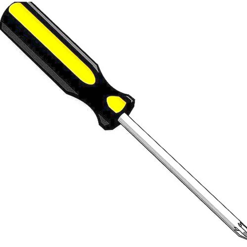 স্টার বা ফিলিপস হেড স্ক্রু ড্রাইভার, Star or Phillips head screwdriver
